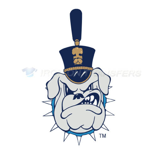 The Citadel Bulldogs Logo T-shirts Iron On Transfers N6568 - Click Image to Close